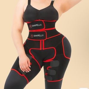 Red and black NeoSweat® 3-In-1 Thermo Active Fat Burner. Only worn twice size 5x